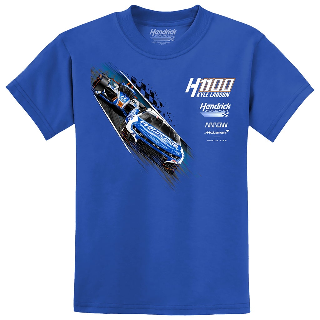 KL5/KL17 HendrickCars.Com H1100 Dual Design- Youth True Royal T-Shirt