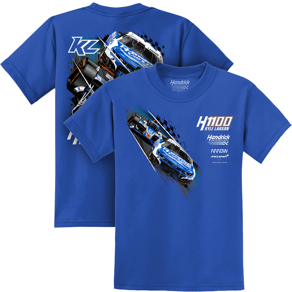 KL5/KL17 HendrickCars.Com H1100 Dual Design- Youth True Royal T-Shirt