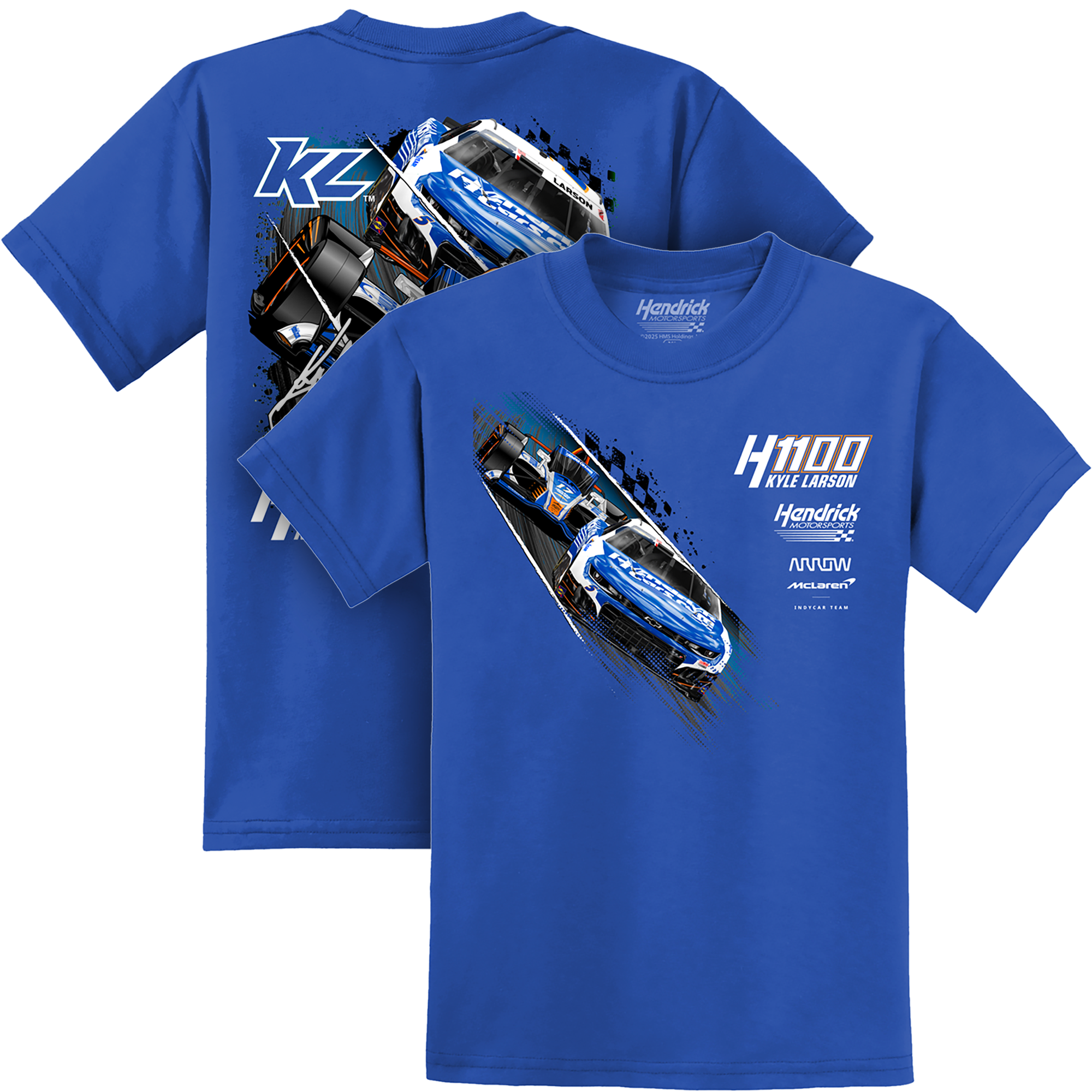 KL5/KL17 HendrickCars.Com H1100 Dual Design- Youth True Royal T-Shirt