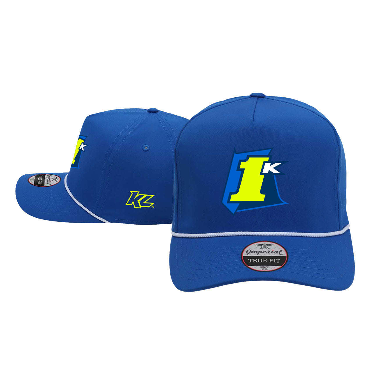 1K Locked In Royal/White Rope Snapback Hat – Shop Kyle Larson