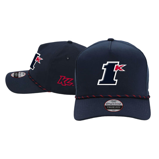 KL 1K Navy/NavyRed Rope Snapback Hat