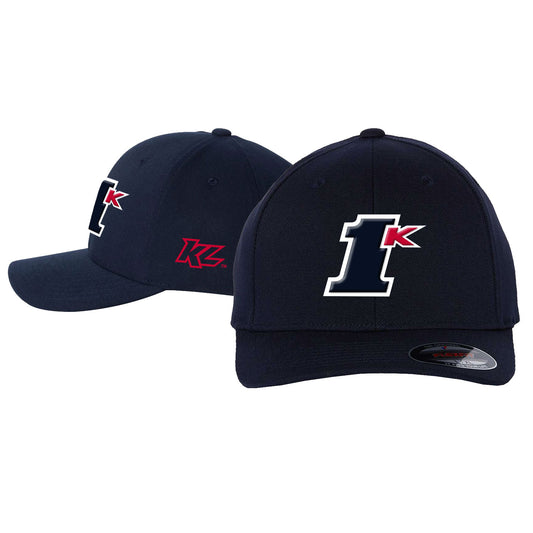 1K Puff Design- Navy Flexfit Hat