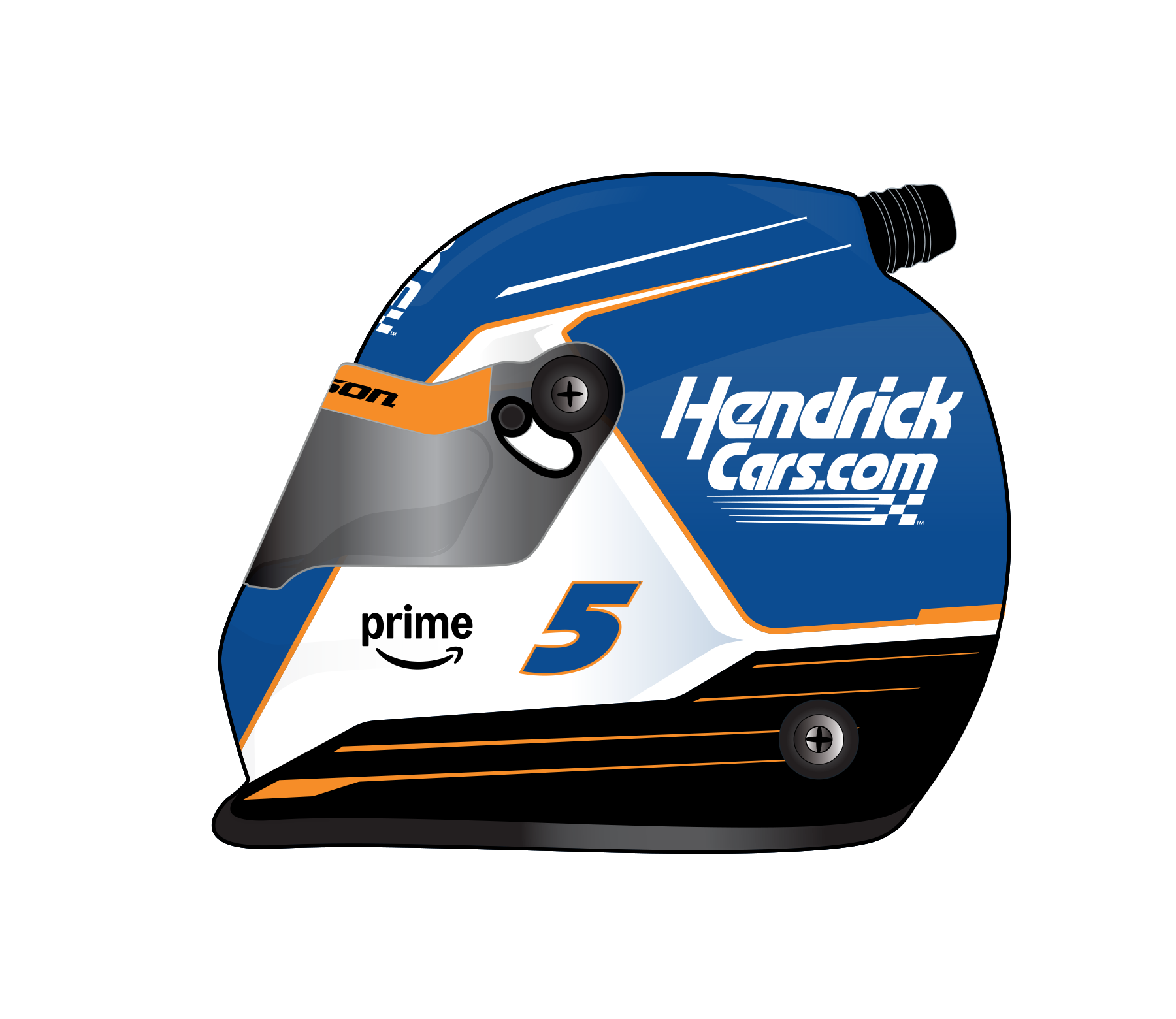 *PRE-ORDER* Kyle Larson 2025 H1100 No. 5 Fantasy Replica Helmet