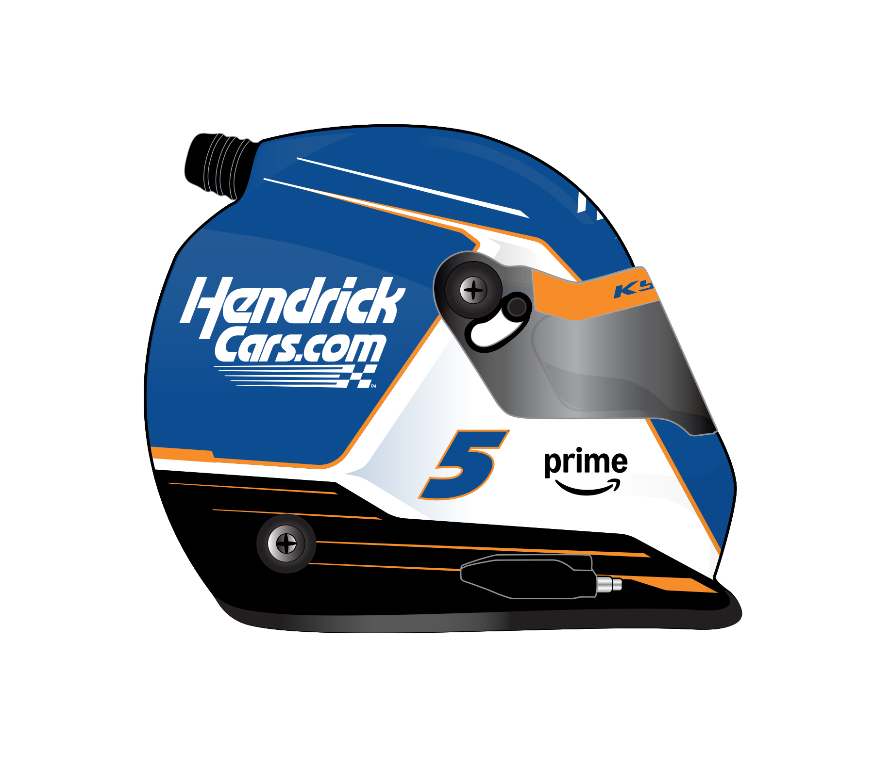 *PRE-ORDER* Kyle Larson 2025 H1100 No. 5 Fantasy Replica Helmet