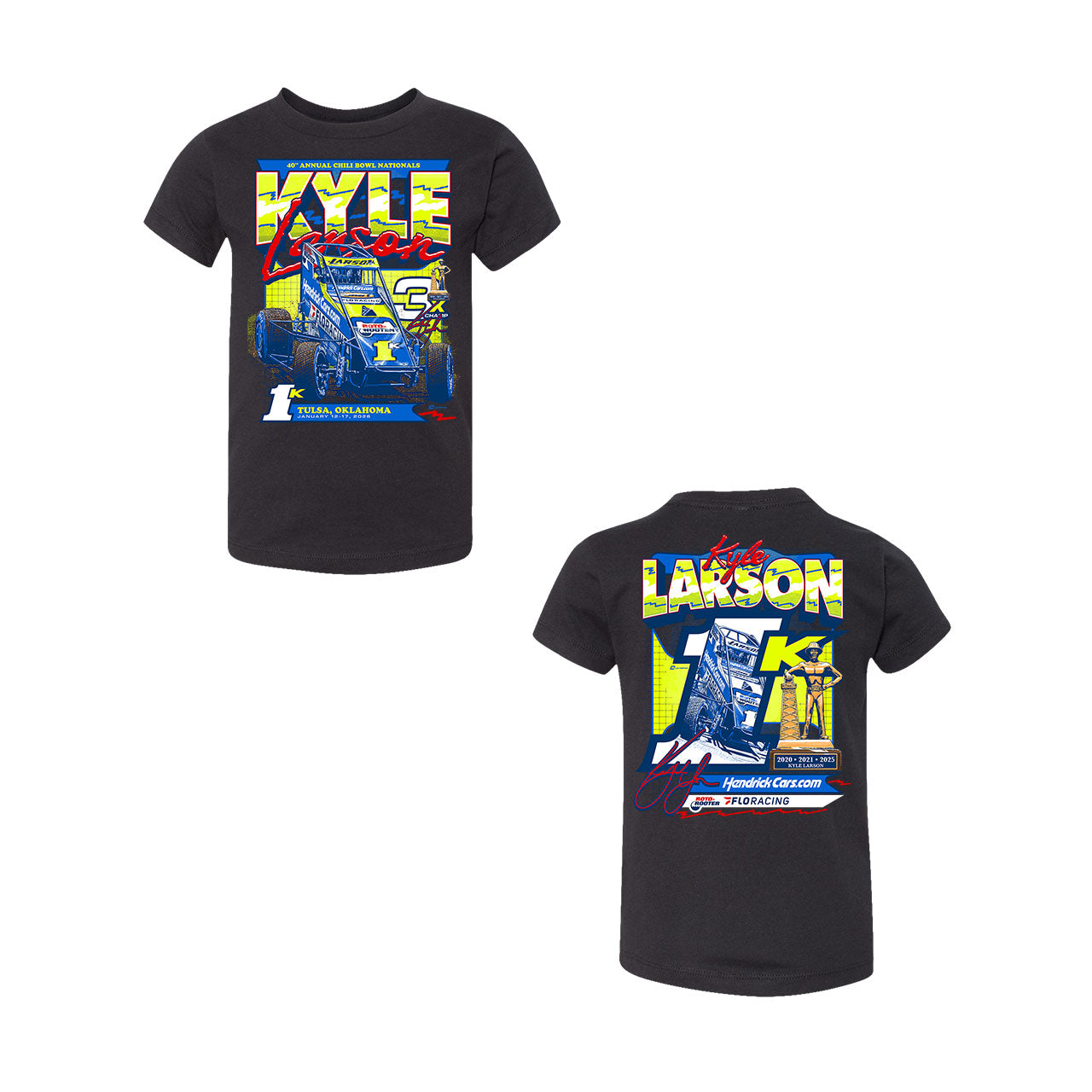 2026 Chili Bowl Design- Toddler Black T-Shirt