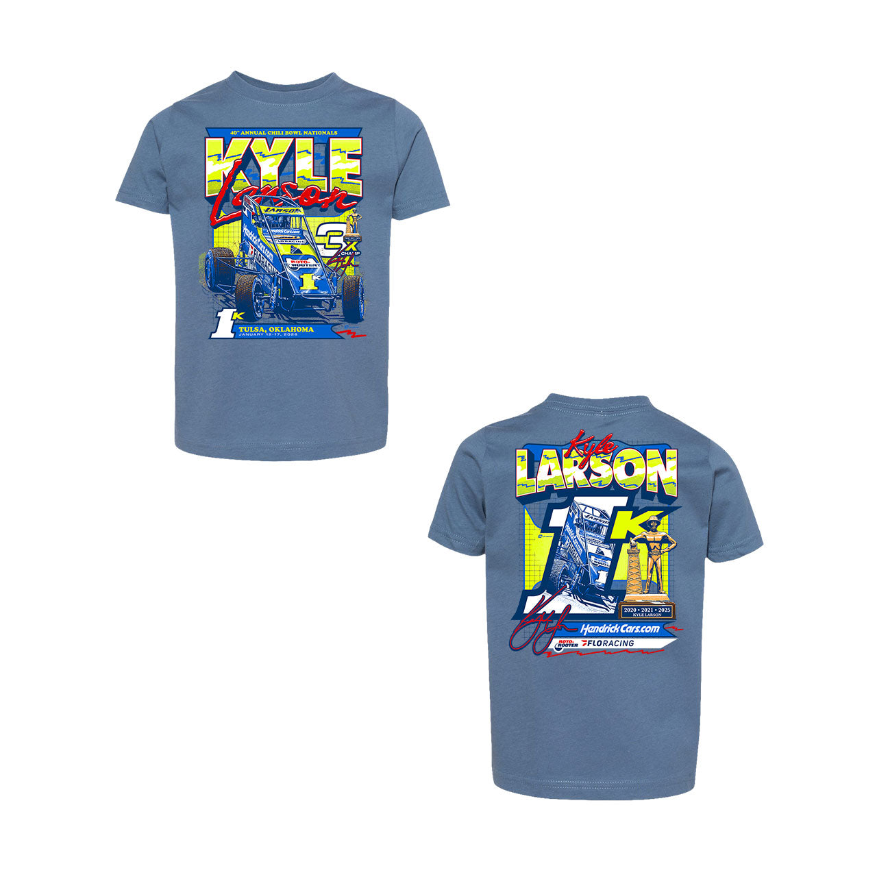 2026 Chili Bowl Design- Toddler Indigo T-Shirt