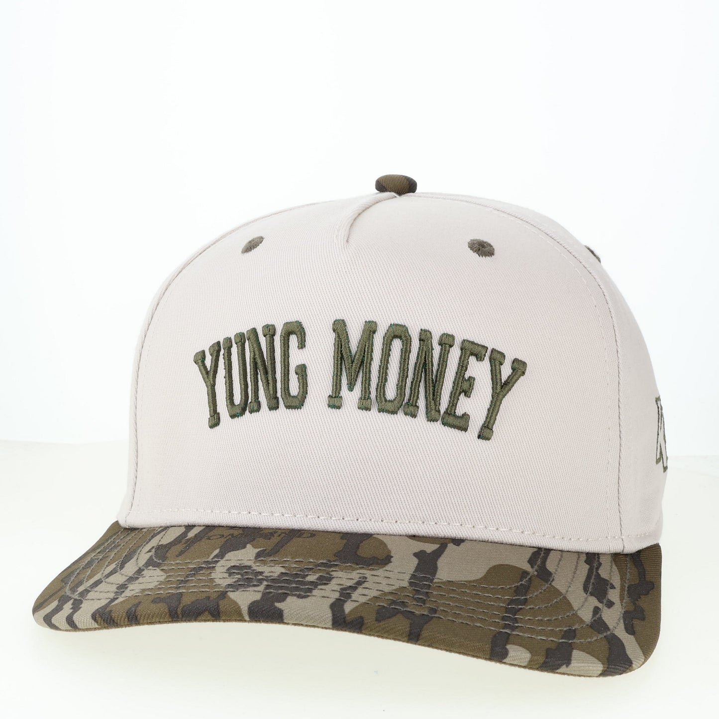 Yung Money Hat- Stone/Bottomland Camo