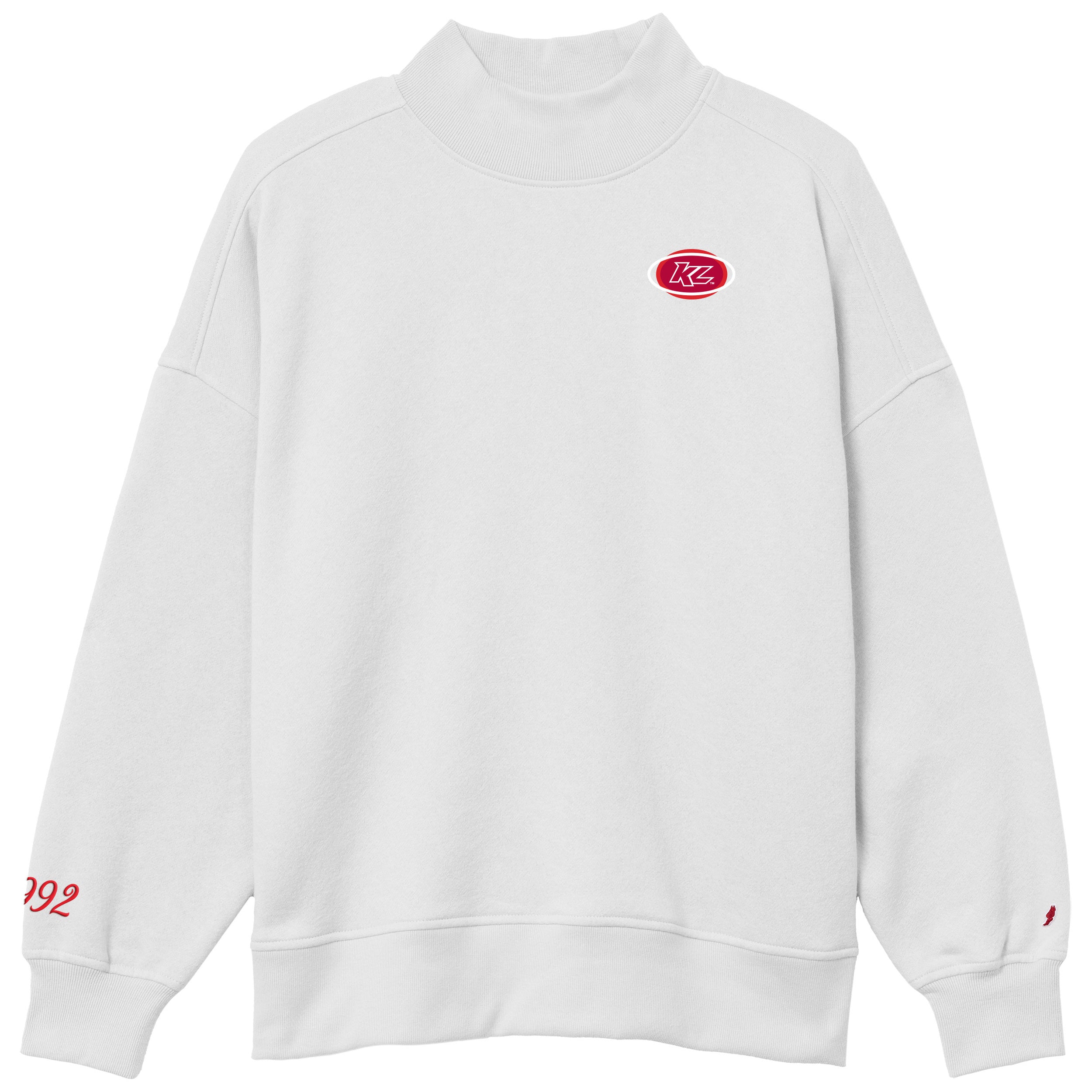 KL 1992 Design- Adult Snow White Mockneck Sweatshirt