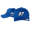 2023 2X Knoxville Nationals Champion Royal Blue Flexfit Hat