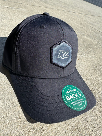 KL Black Hexagon Fitted Hat