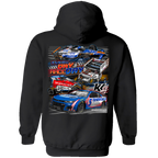 2025 Everyday is Raceday Design- Adult Black Hooded Sweatshirt