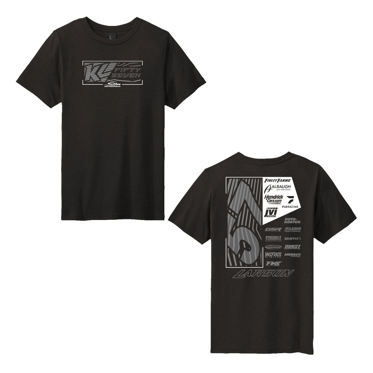 2026 57 Crew Design- YOUTH Softstyle Black T-Shirt