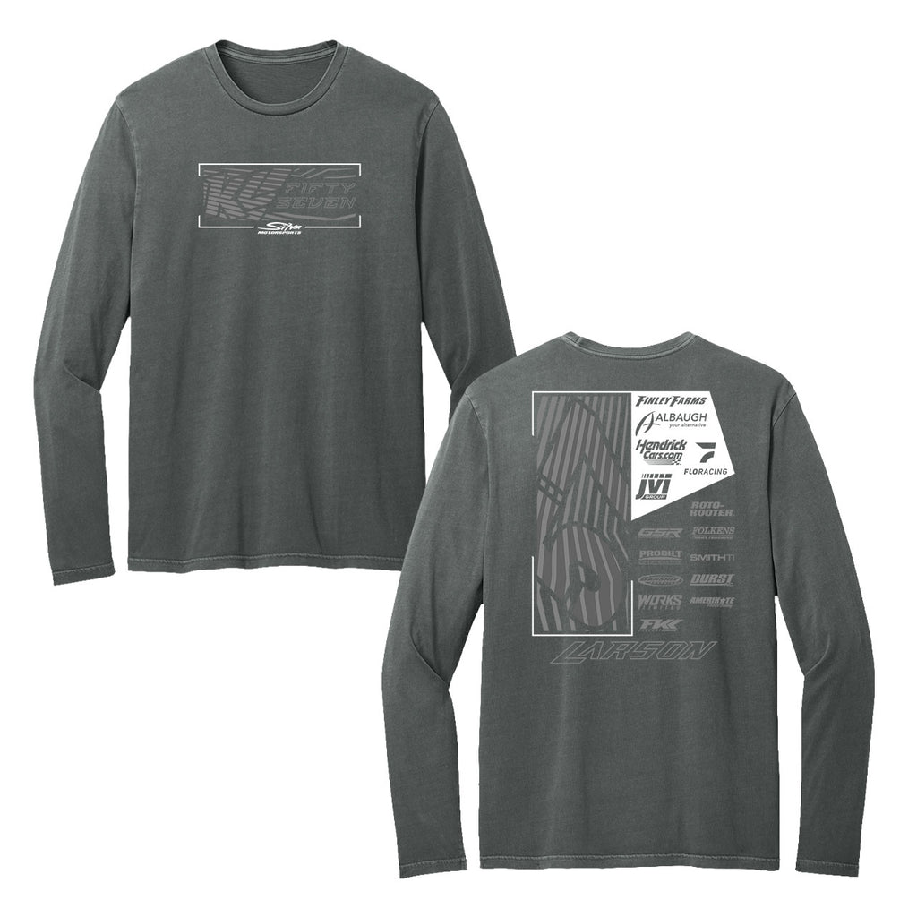2026 57 Crew Design- Adult Graphite Long Sleeve T-Shirt