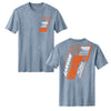 2024 #57 Crew Design- Adult Flint Blue Heather Softstyle T-Shirt