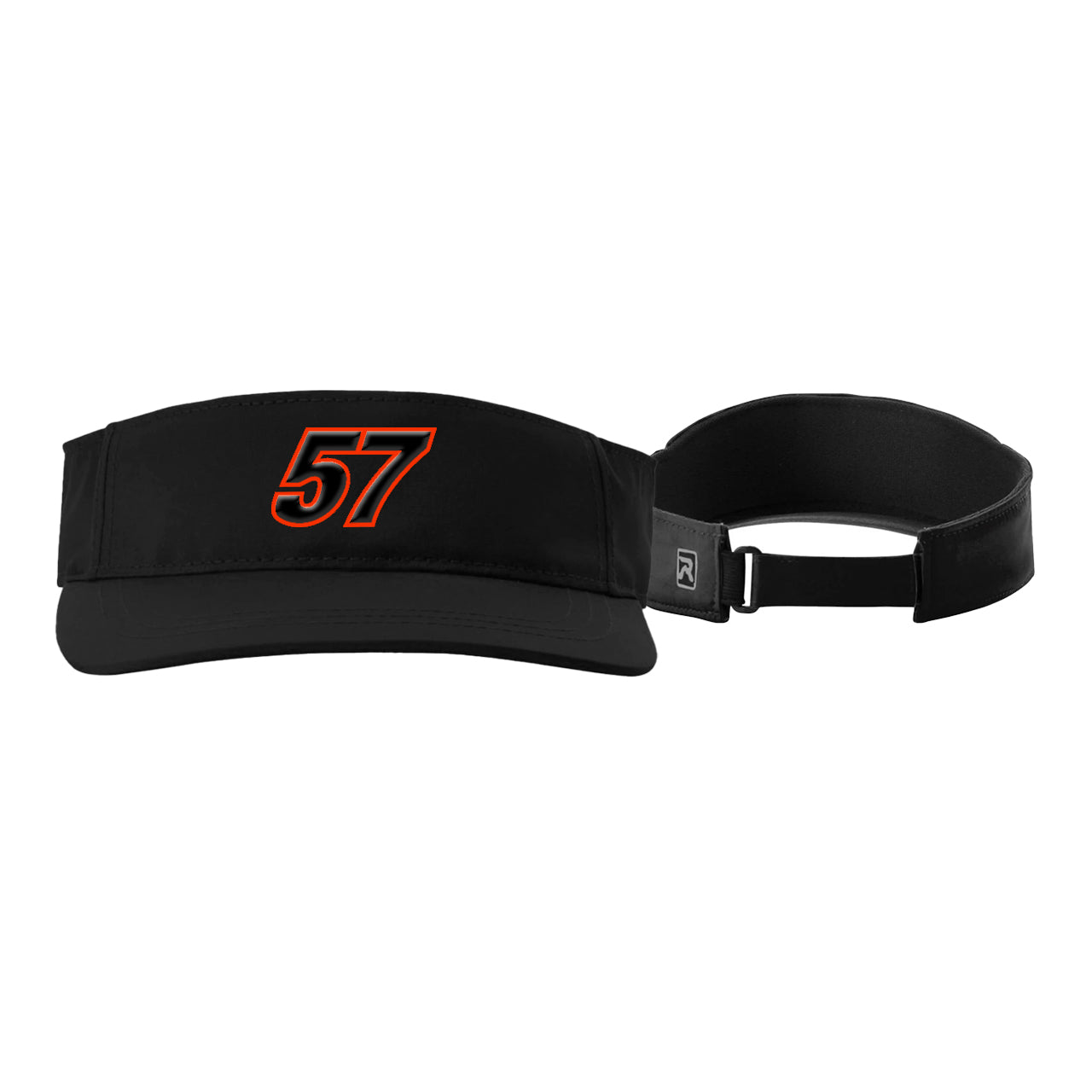 57 Puff Black Richardson Visor
