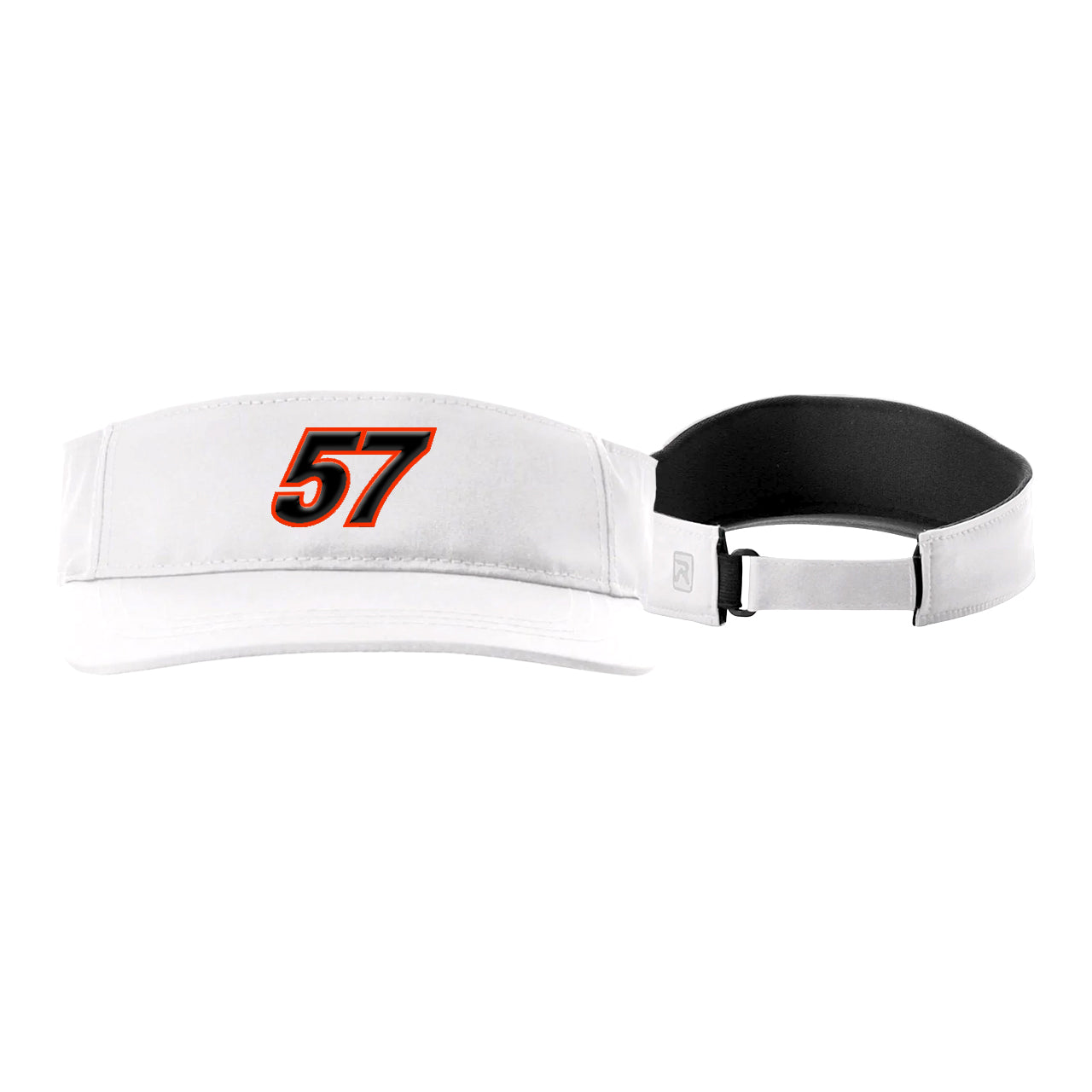 57 Puff White Richardson Visor