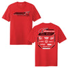 2024 #6 Crew Design- Adult Red T-Shirt