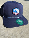 KL Navy Blue Stars and Stripes Snapback Hat
