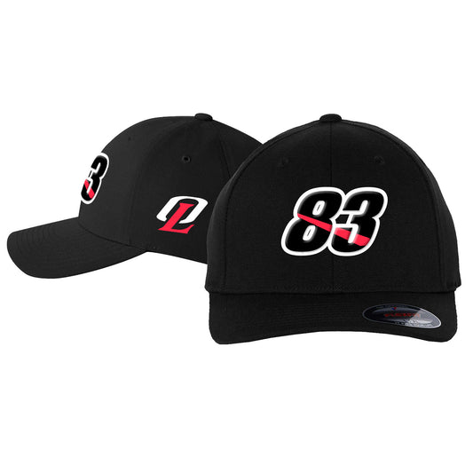 OL 83 Design- Black Flexfit Hat