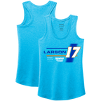 KL17 Design- Ladies Turquoise Frost Tank Top