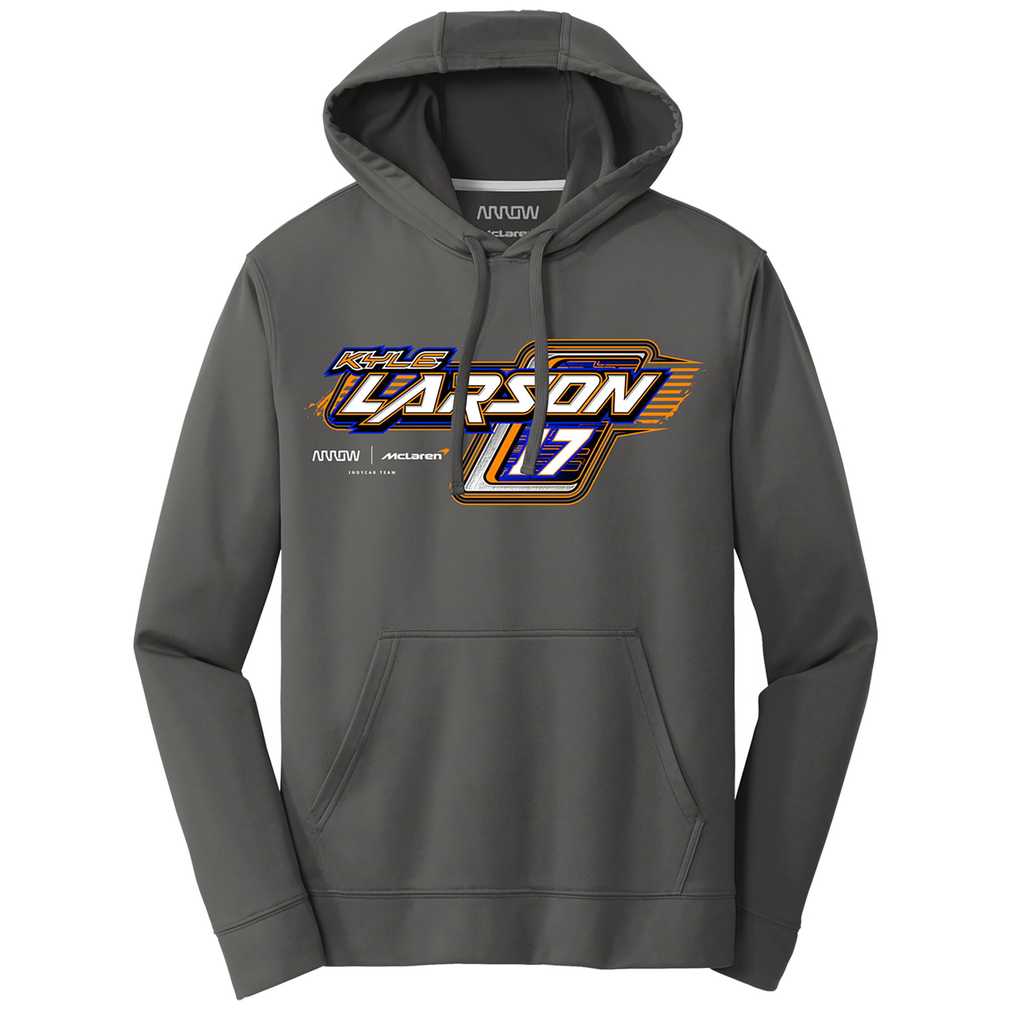 KL17 HendrickCars.Com 2025 Design- Adult Charcoal Grey Hooded Sweatshirt