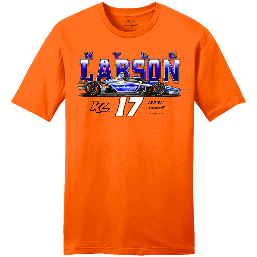 KL17 HendrickCars.Com 2025 Design- Adult Orange T-Shirt