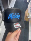 Yung Money Design- Adult Black Trucker Snapback Hat