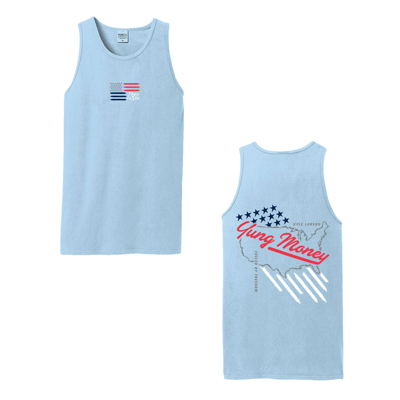 All American 250th Lifestyle Design- Adult Unisex Glacier Blue Tank Top