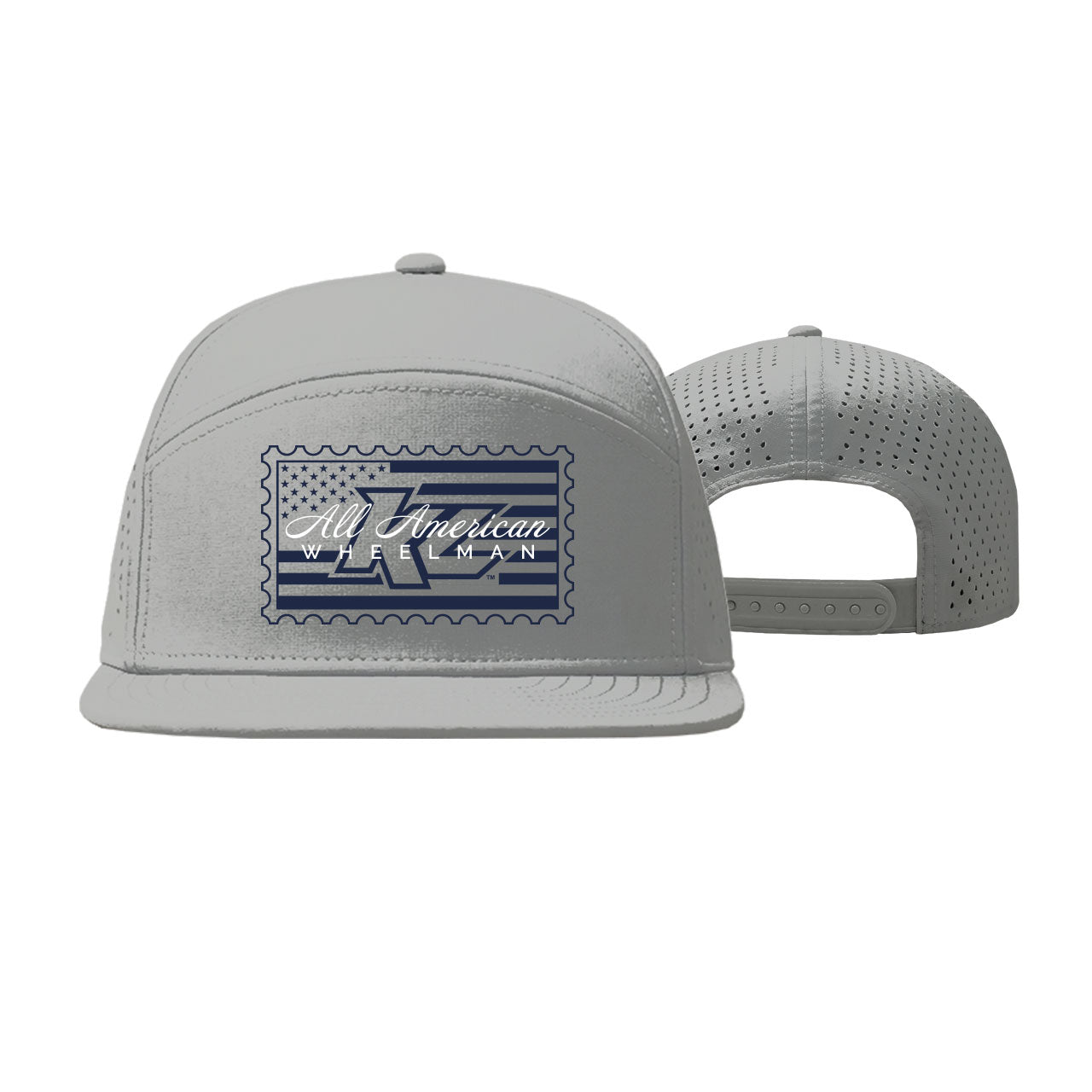 All American Wheelman Lifestyle Design Cante Hat- Grey