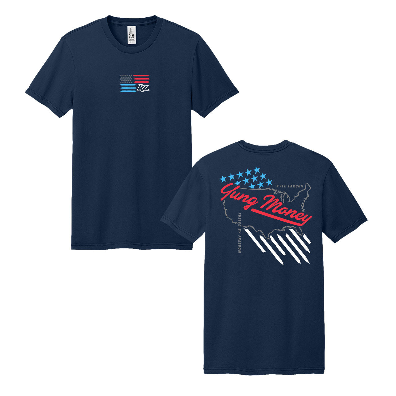 All American 250th Lifestyle Design- Adult Navy Blue T-Shirt