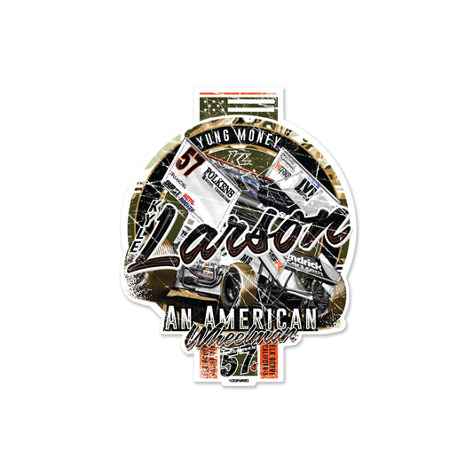 An American Wheelman Design- Decal