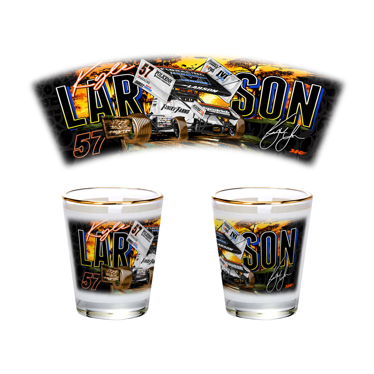 Bayou Blitz Design- Shot Glass