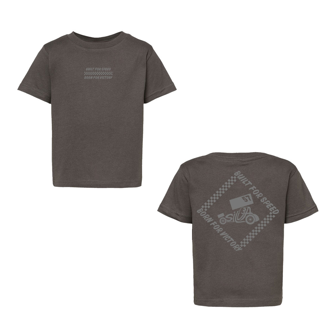Built for Speed Kids Design- Infant Charcoal T-Shirt