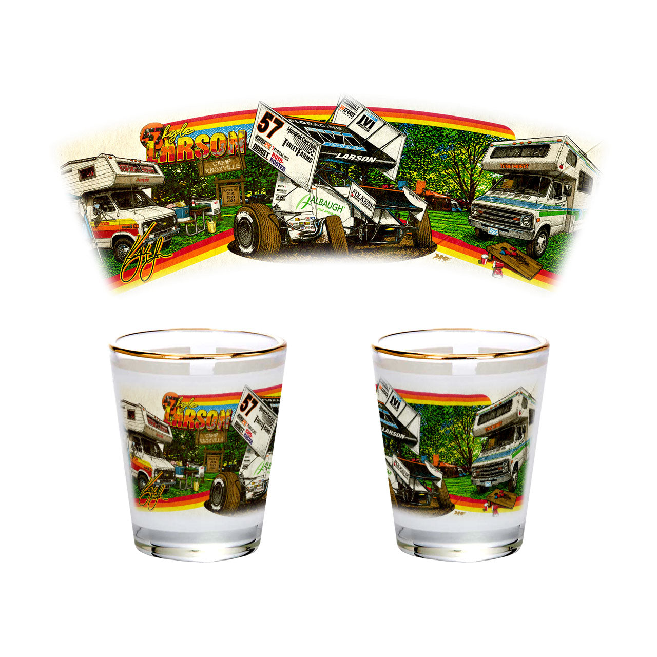 Camp Knoxville Design- Shot Glass