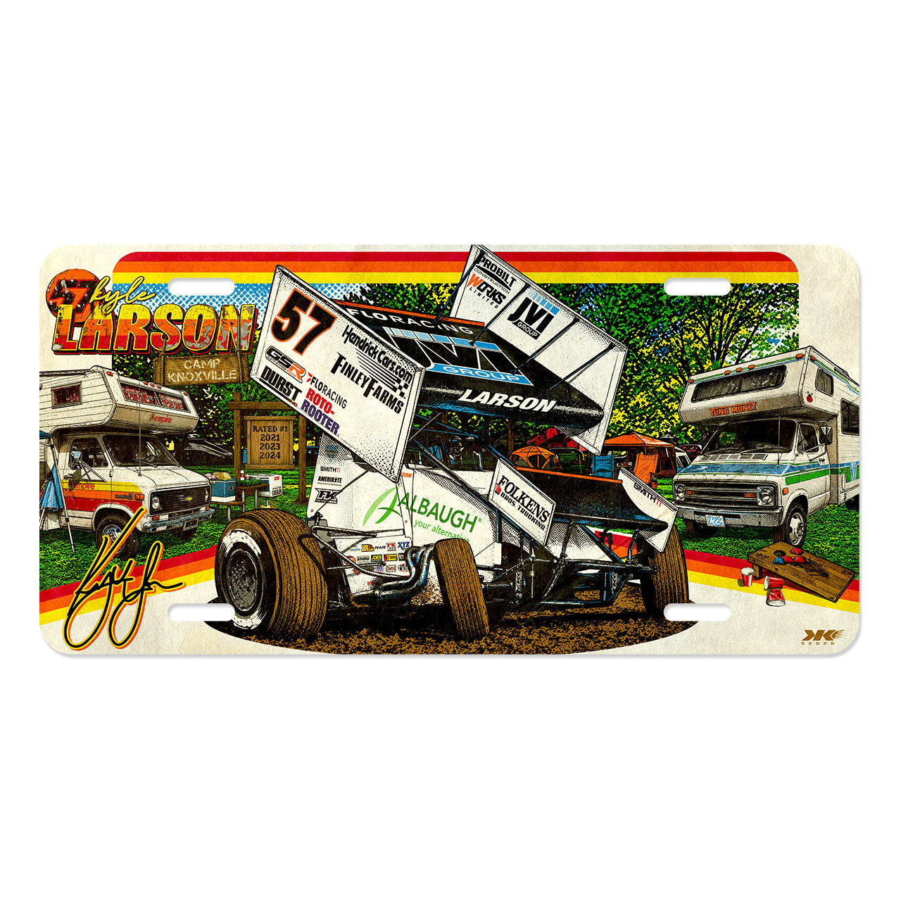 Camp Knoxville Design- License Plate