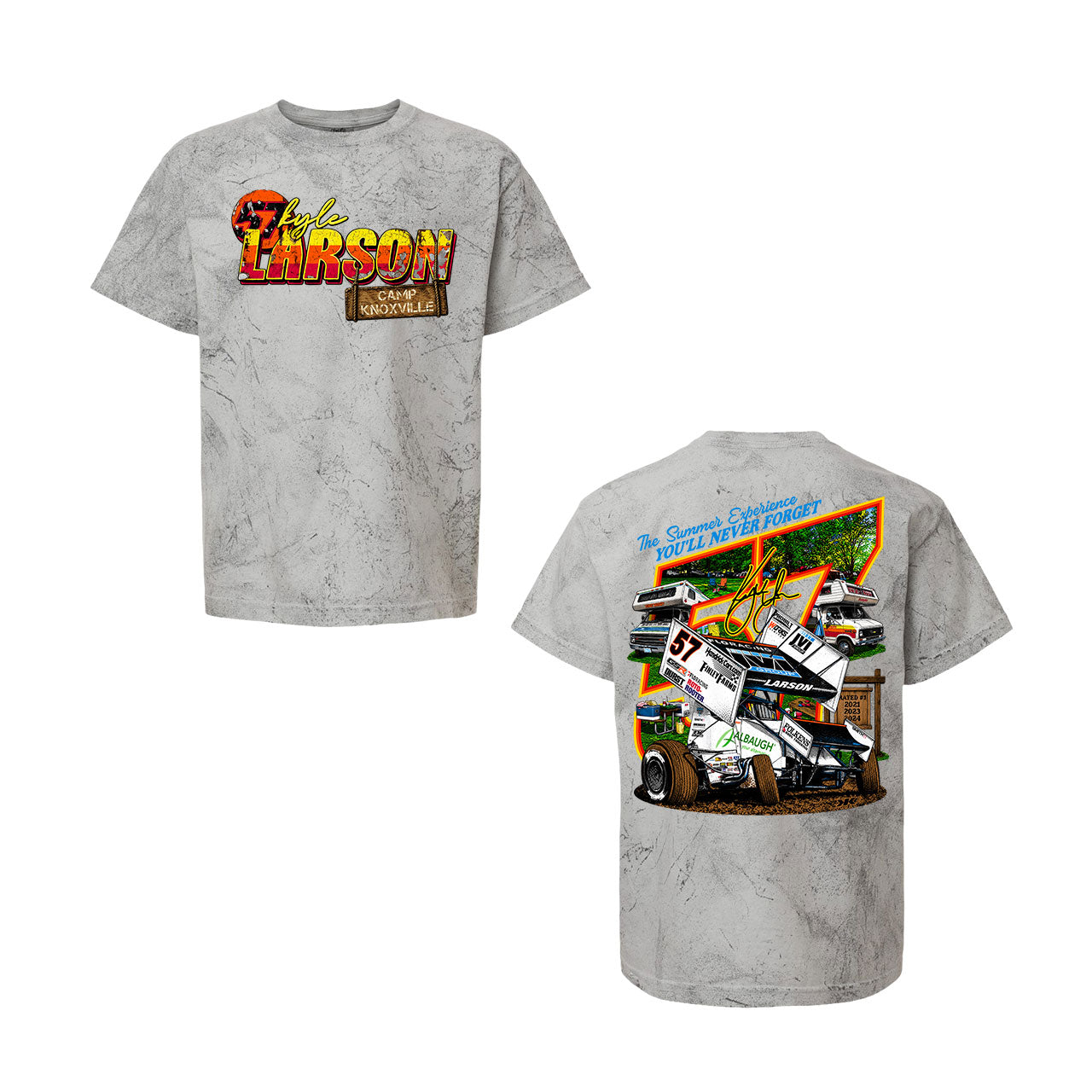 Camp Knoxville Design- Youth Smoke Grey T-Shirt