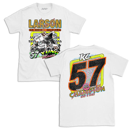 Knoxville Nationals Champion Crusade Design- Adult White T-Shirt