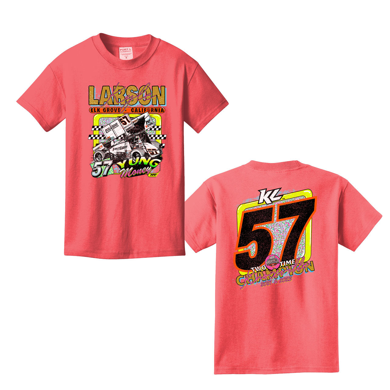 Knoxville Nationals Champion Crusade Design- Youth Fruit Punch T-Shirt