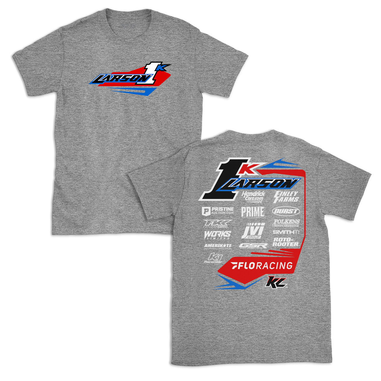 2025 1K Chili Bowl Crew Design- Adult Heathered Steel T-Shirt