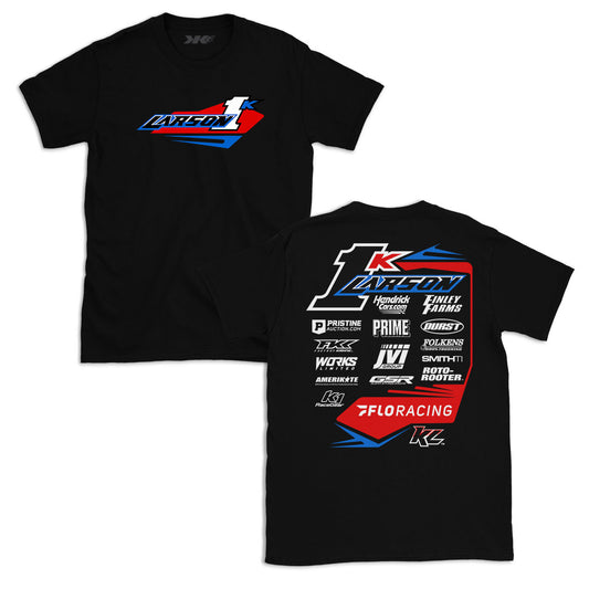 2025 1K Chili Bowl Crew Design- Adult Black T-Shirt