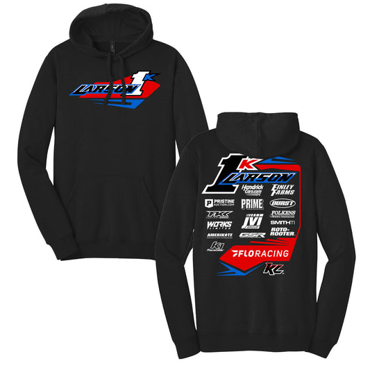 2025 1K Chili Bowl Crew Design- Adult Black Hooded Sweatshirt