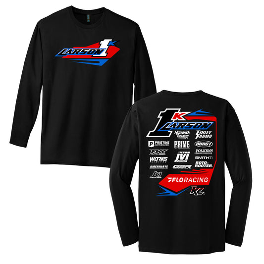 2025 1K Chili Bowl Crew Design- Adult Black Long Sleeve T-Shirt