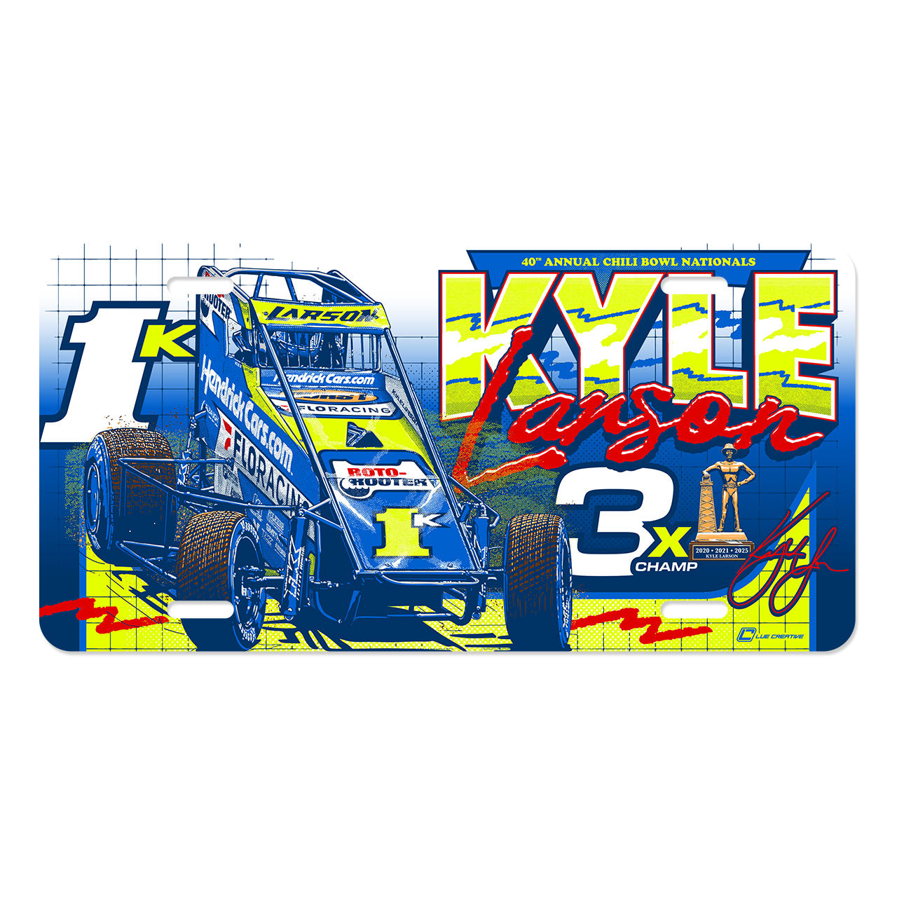 2026 Chili Bowl Design- License Plate