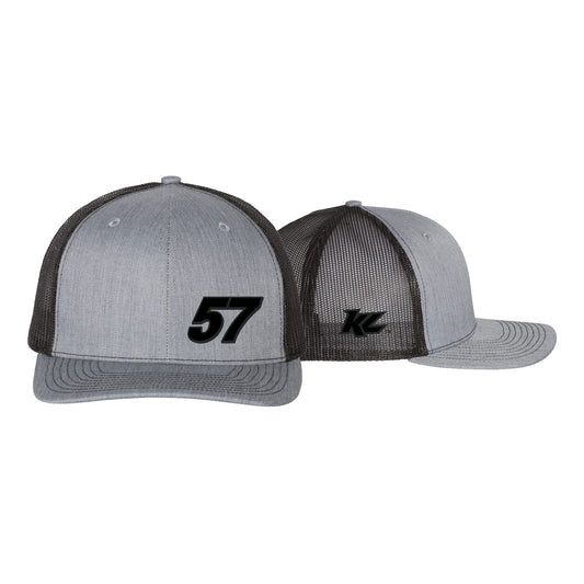 Clean Finish 57 Grey Richardson Trucker Snapback