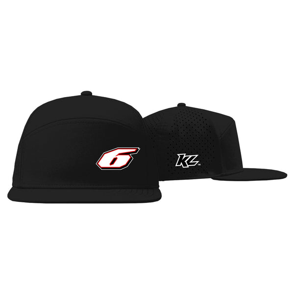 KL Clean Finish #6 Cante Hat- Black - Shop Kyle Larson