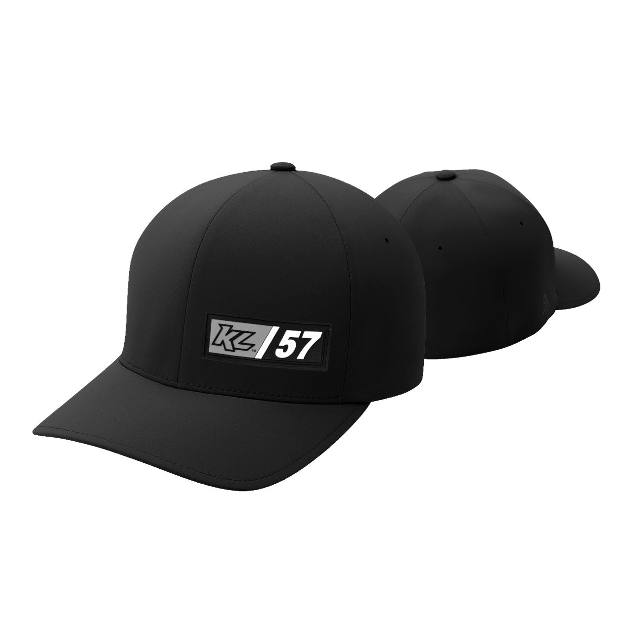 KL/57 Cut It Patch Fitted Hat- Black