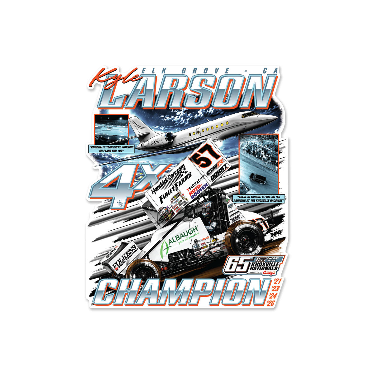 *PRE-ORDER* A Different Kind of Double Design- Decal