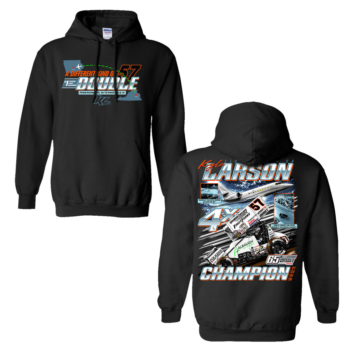 *PRE-ORDER* A Different Kind of Double Design- Adult Black Hooded Sweatshirt