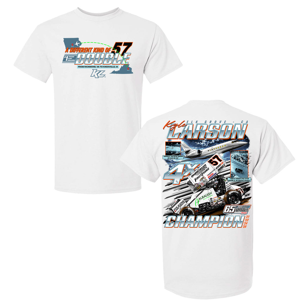 *PRE-ORDER* A Different Kind of Double Design- Adult White T-Shirt