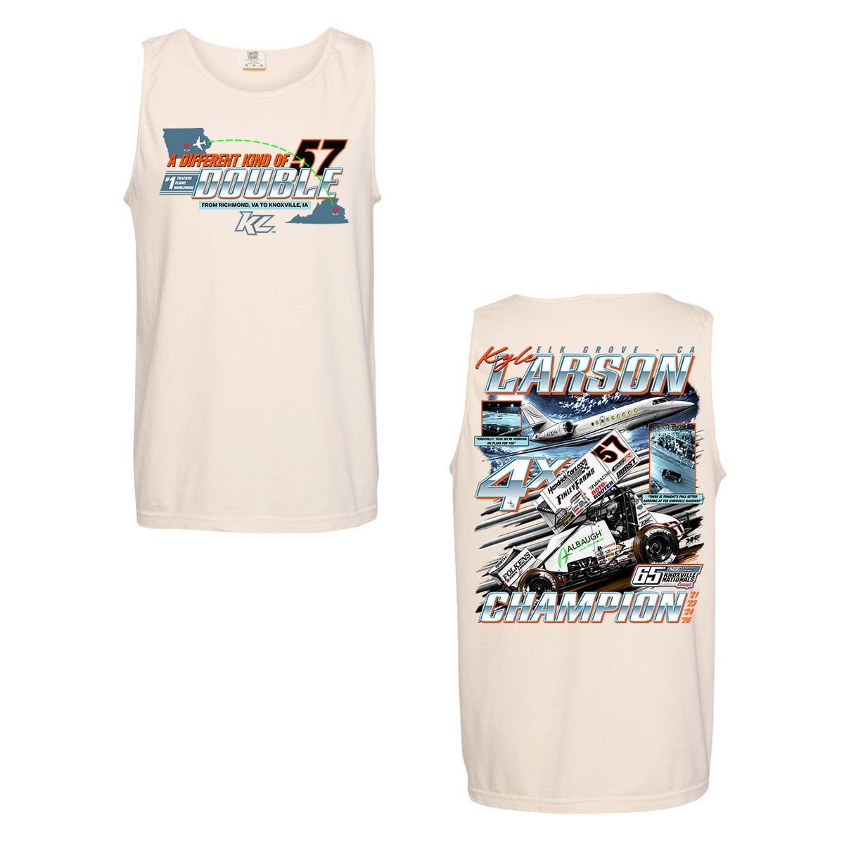 *PRE-ORDER* A Different Kind of Double Design- Adult Unisex Ivory Tank Top